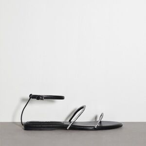 Zara flats sparkly sandal new